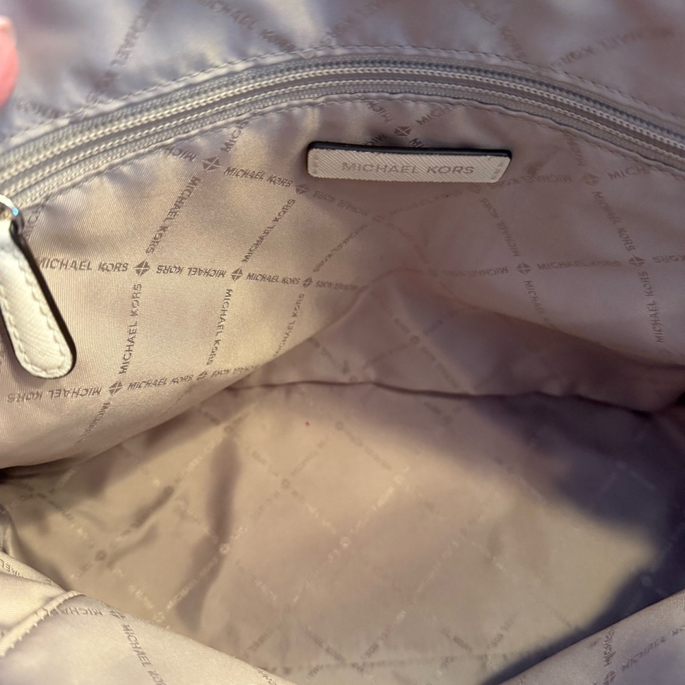 MICHAEL KORS Leather Cindy Large Dome Satchel Bag Crossbody - Picture 13 of 16